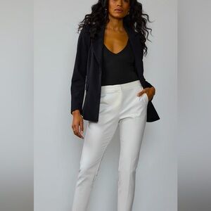 Heading to a white affair? Slip on these sexy high rise ankle pants!
